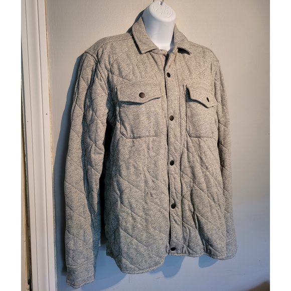 Lucky Brand Quilted Sweater Jacket - Picture 1 of 6